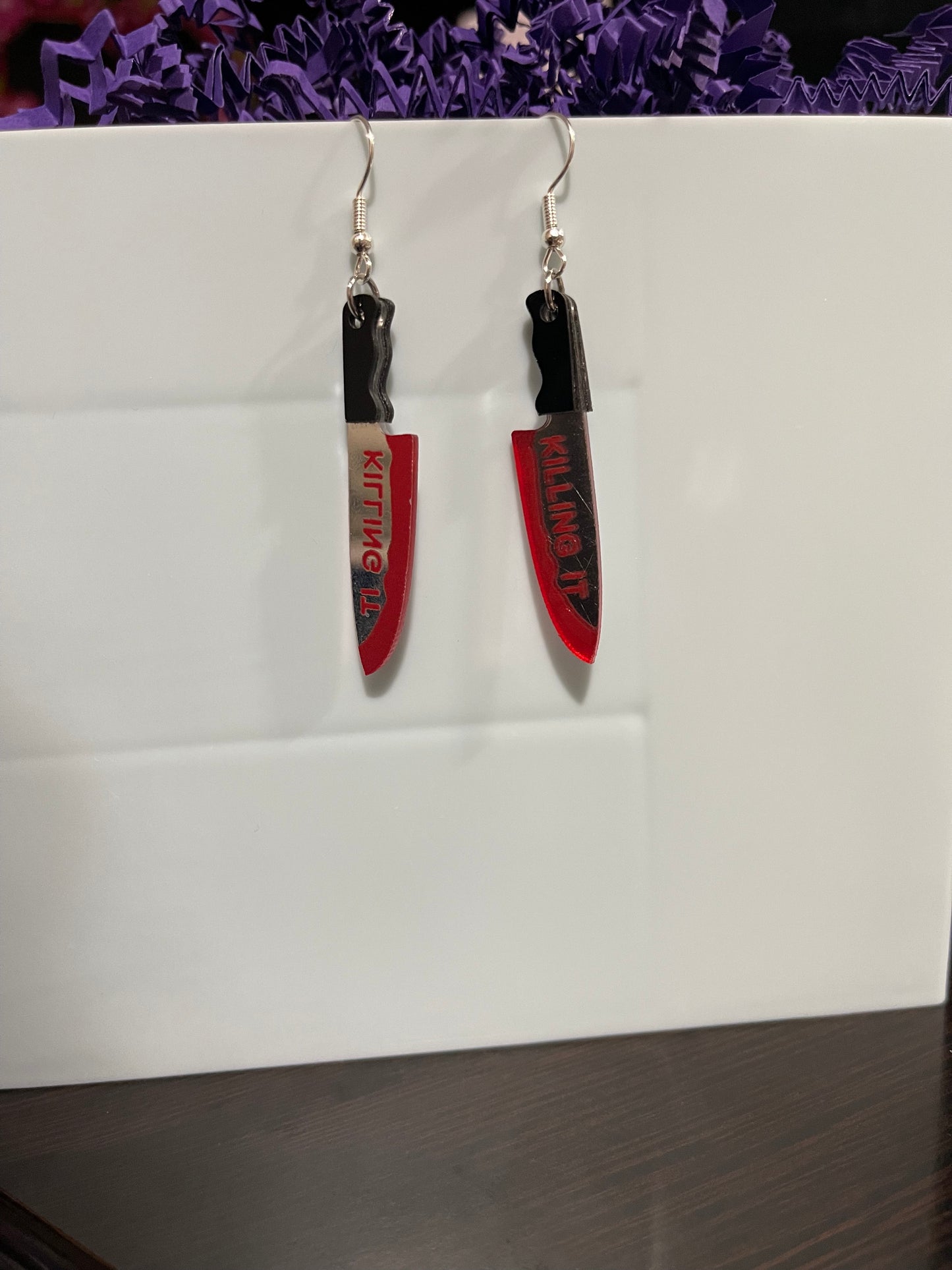 BLOODY EARRINGS-LIGHTWEIGHT