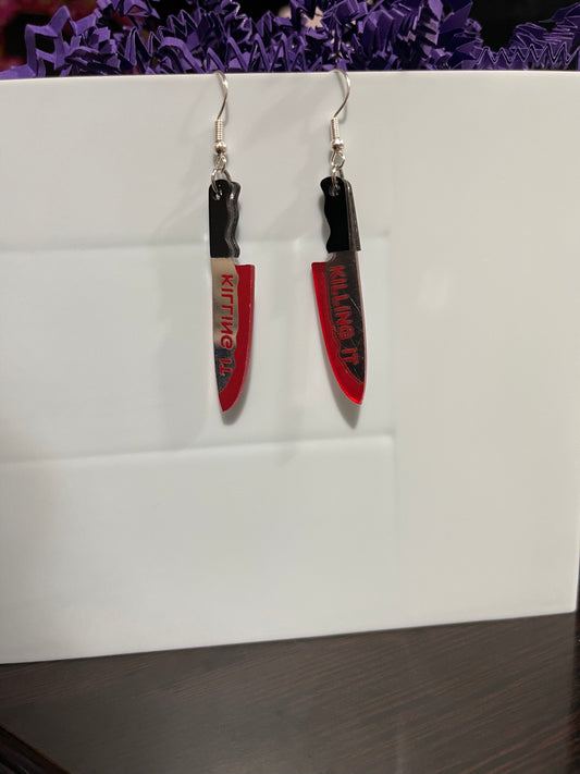 BLOODY EARRINGS-LIGHTWEIGHT